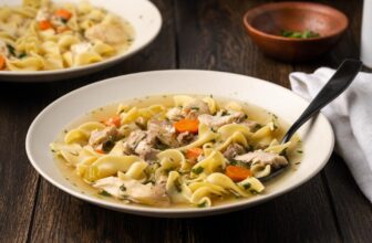 Prompt Pot Rooster Noodle Soup