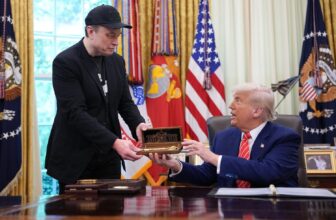 Trump Admits ‘Elon’s Actually Not Leaving’ Throughout DOGE Press Convention