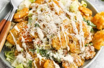 Crispy Tater Caesar Salad – Spend With Pennies